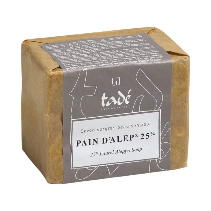 Aleppo-Seife Olive & 25% Lorbeer - 200g - Tadé