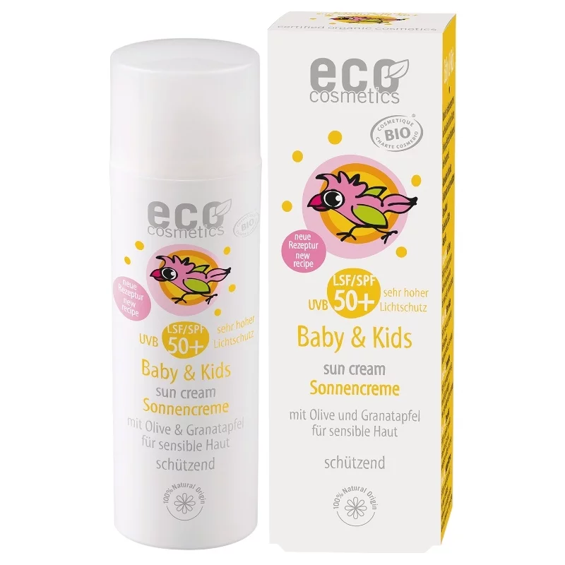 Baby & Kinder BIO-Sonnencreme LSF 50 Sanddorn - 50ml - Eco Cosmetics
