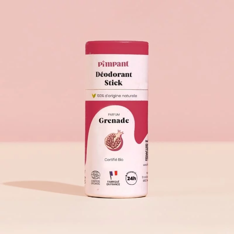 Déodorant stick BIO grenade - 50g - Pimpant