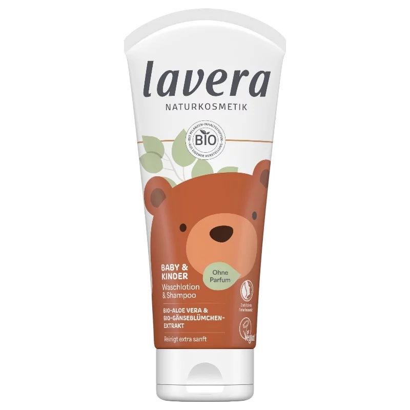 Baby & Kinder Waschlotion & Shampoo Aloe Vera BIO - 200ml - Lavera