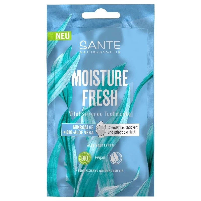 Masque visage hydratant BIO microalgues & aloe vera - Sante