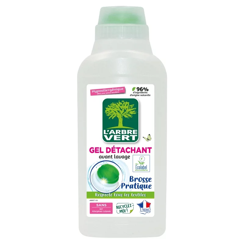 Gel détachant avant lavage écologique peau sensible - 500ml - L'Arbre Vert