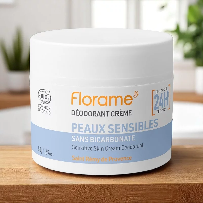 Déodorant crème BIO sans parfum - 50g - Florame
