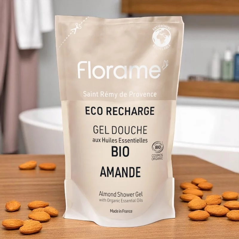 Recharge gel douche BIO amande - 700ml - Florame