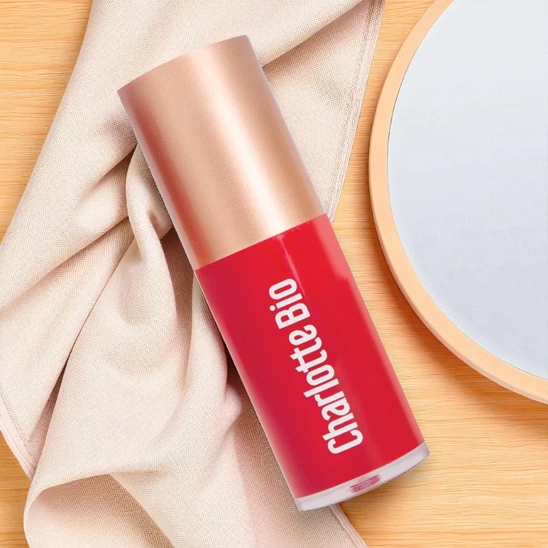 Huile à lèvres crush red BIO - 6,5ml - Charlotte Bio