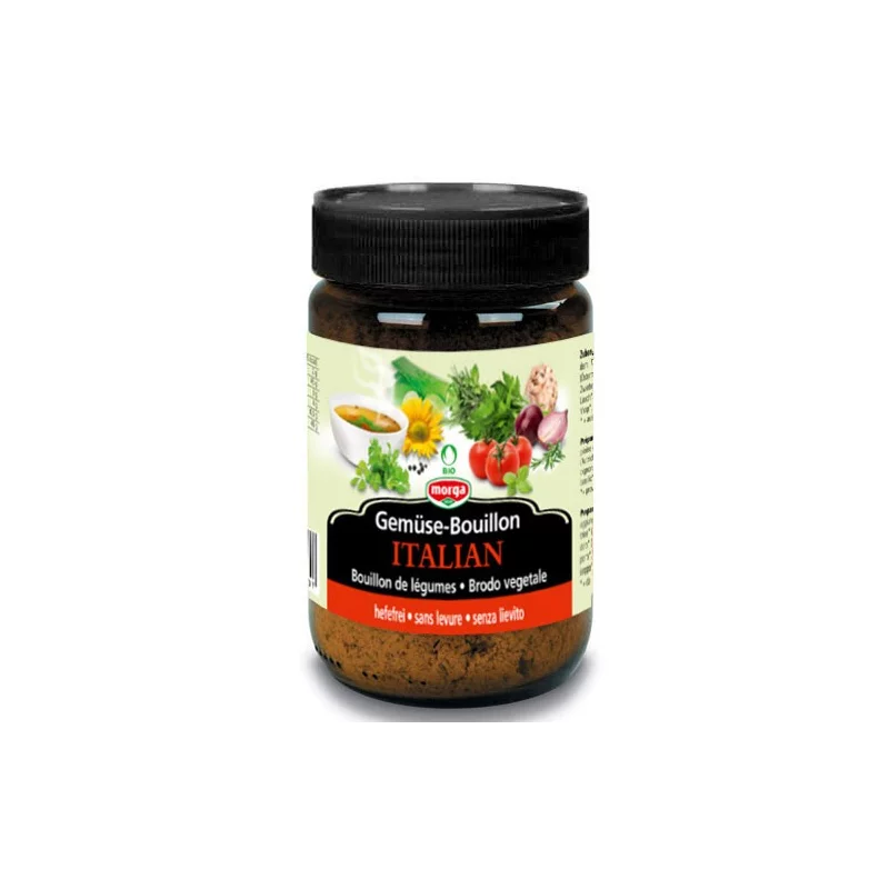 BIO-Gemüse-Bouillon hefefrei Italian - 200g - Morga