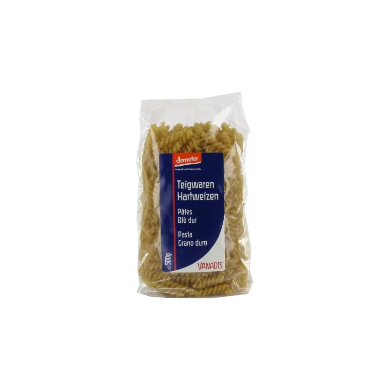 BIO-Spiralen aus Hartweizen - 500g - Vanadis