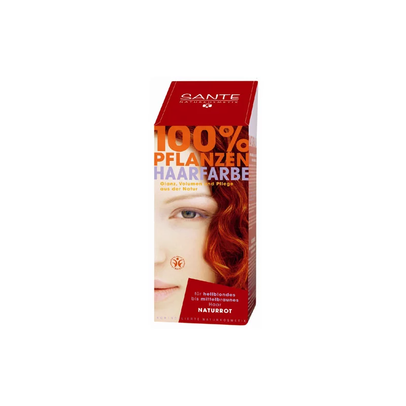 Poudre colorante végétale BIO rouge - 100g - Sante