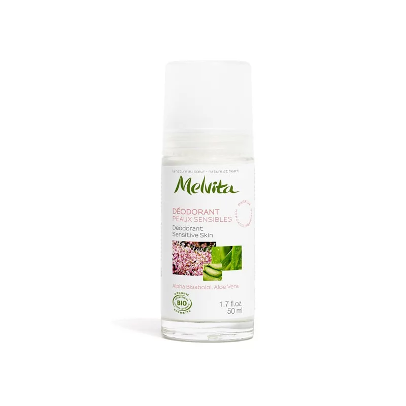 BIO-Deo-Roller Alpha Bisabolol & Aloe Vera - 50ml - Melvita BIO-Deo-Roller Alpha Bisabolol & Aloe Vera - 50ml - Melvita