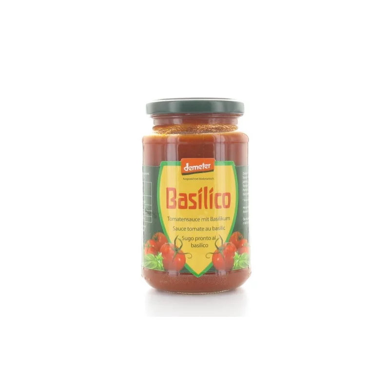 BIO-Tomatensauce mit Basilikum - 340g - Vanadis