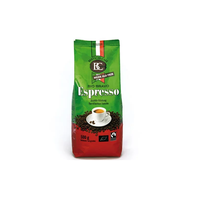 BIO-Espresso Bohnen - 500g - Bio Bravo