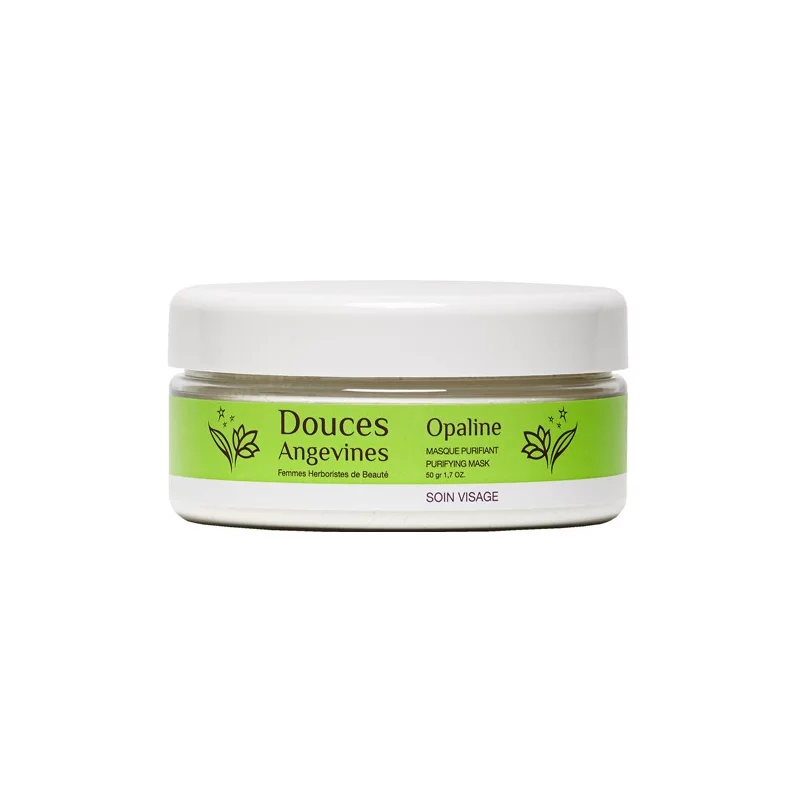 BIO-Reinigungspulver Weisser Ton & Haferschleimcrème - Opaline - 50g - Douces Angevines