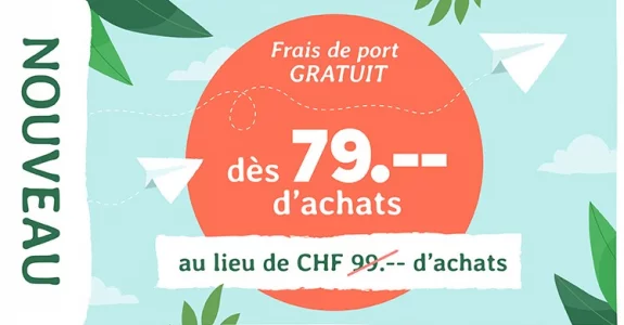 Le franco baisse sur Green-Shop.ch